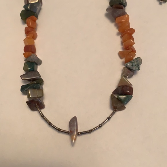 Hematite Jewelry Stone Set in Muted Earth Tones - Picture 2 of 6